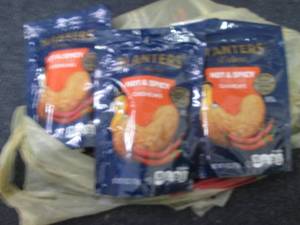 lot 119 image: 6- 5 oz Planters Hot & Spicy Cashew...