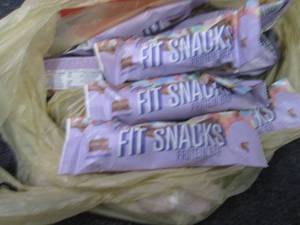 lot 126 image: 12- Fit Snacks Protein Bars...