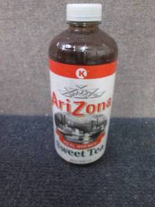 lot 153 image: 12- 34 oz Bottles Arizona Sweet Tea...