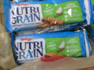 lot 168 image: 12 NutriGrain Apple Cinnamon Bars...