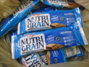 lot 177 image: 12 NutriGrain Blueberry Bars...