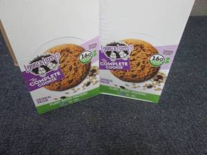 lot 195 image: 2- 12 pks 4 oz Lenny & Larrys Oatm...