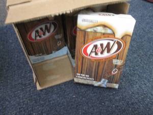 lot 255 image: 6- 12 pks A&W Sugar Free On the Go ...