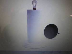lot 266 image: 3 KASUNTO Paper Towel Holder with W...
