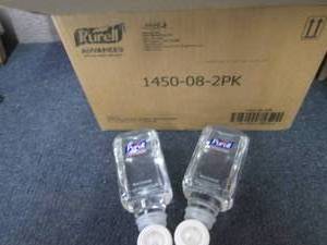 lot 304 image: Case of 8- 2pks of 450 ml Purell Ad...