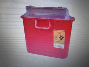 lot 313 image: Case of 12 Medegen Sharps Container...