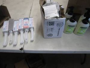 lot 341 image: Small Can Liners, Pumice Bowl Clean...