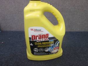 lot 342 image: 3 Gallons Draino Clog Remover...