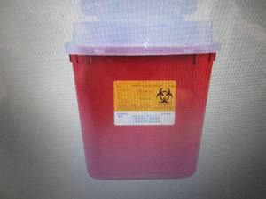 lot 381 image: Medegen Sharps Container, 2 gal., R...