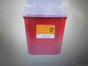 lot 382 image: Medegen Sharps Container, 2 gal., R...