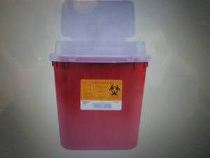 lot 383 image: Medegen Sharps Container, 2 gal., R...