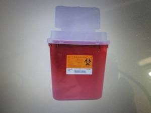 lot 384 image: Medegen Sharps Container, 2 gal., R...