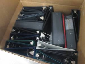 lot 401 image: XL Box of Assorted 3 Ring Binders...