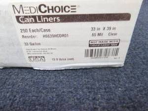 lot 417 image: Case of 250 Clear 33 Gallon 33x39 i...