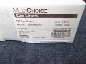 lot 420 image: Case of 250 Clear 33 Gallon 33x39 i...