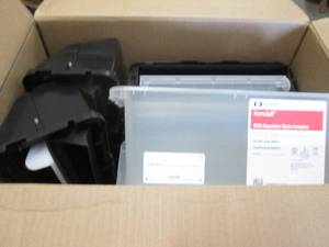 lot 438 image: 4 Small RCRA Hazard Waste Conainers...