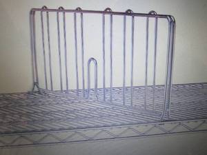 lot 442 image: Metro DD18C - Shelf Divider 8 H x 1...