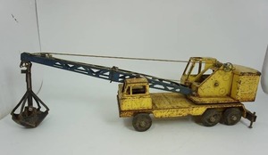 lot 54 image: This Old Toy...Original Nylint Toys Clark Michigan Crane Truck Model T-24.