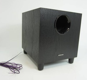lot 82 image: Love Your Music...Onkyo Model SKW-390 130 Watts Max Black Subwoofer...