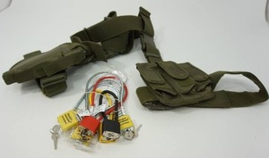 lot 122 image: Pistol Holster and (7) Child Safe Gun Locks