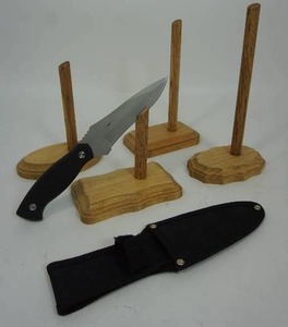 lot 150 image: Unique Swords Knives Machetes Knife Sets for the Collector Hunter-Fixed Knife 5-Inch Blade with Sheath