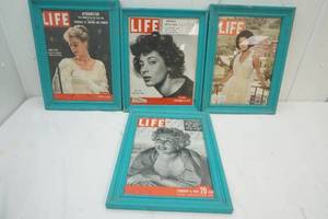 lot 142 image: 4 -Vintage Life framed Covers only