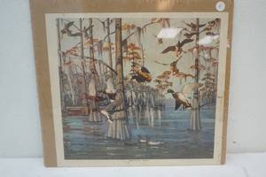 lot 146 image: Bird Print only 15x13.5