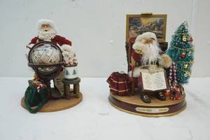 lot 180 image: Thomas Kinkade Christmas Decor