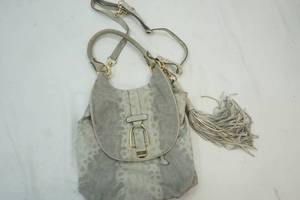 lot 188 image: Womens Gray G.I.L.I handbag 100% Leather