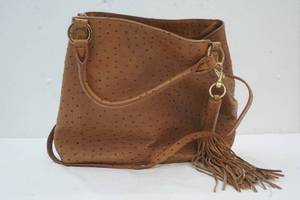 lot 190 image: New Womens Gili Light Brown Leather handbag