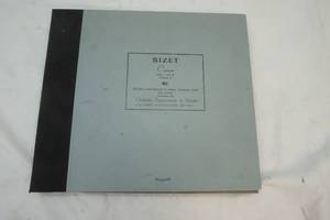 lot 216 image: Pre war 78s Record Album Bizet  Carmen
