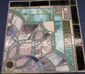 24 X 24 STAINED GLASS PANEL