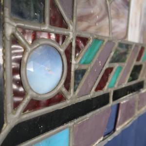 STAINED GLASS PANEL 24 X 24