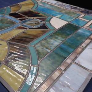 STAINED GLASS PANEL 24 X 24