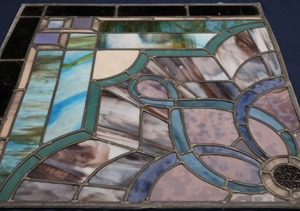 STAINED GLASS PANEL 24 X 24