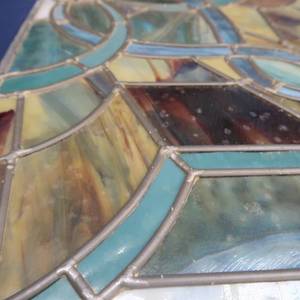 STAINED GLASS PANEL 24 X 24