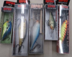 RAPALA NEW IN BOXES LOT OF 5
