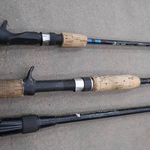 FISHING POLES  LOT OF 3