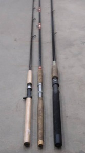 FISHING POLES LOT OF 3
