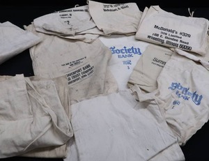 CLOTH BANK BAGS