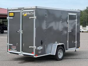 PRE-OWNED 2023 STEALTH MUSTANG 6X12 ENCLOSED CARGO TRAILER