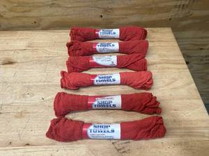 Lot of 6 Packs of- Shop Towels (3 per pack)