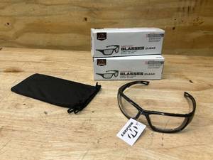 WALKERS Lot of 2 Pairs of- Clear Safety Glasses