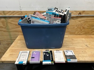 Bin Full of Phone Cases