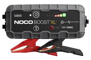 NOCO Boost XL GB50 1500 Amp 12-Volt UltraSafe Lithium Jump Starter Box, Car Battery Booster Pack, Portable Power Bank Charger, and Jumper Cables for up to 7-Liter Gasoline and 4-Liter Diesel Engines