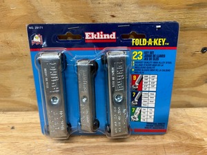 EKLIND Fold-up Hex & TORX star Key Combo- Inch  MM (3 sets 23pc)