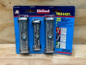 EKLIND Fold-up Hex & TORX star Key Combo- Inch  MM (3 sets 23pc)
