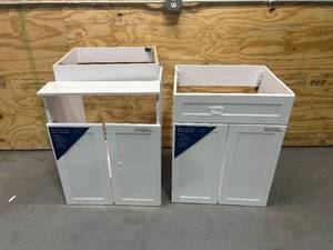 GLACIER BAY Lot of 2-  24 Cabinets