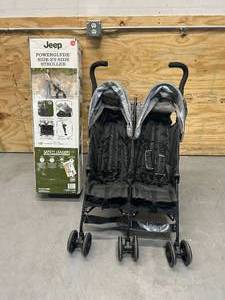 JEEP Powerglyde Side-By-Side Stroller