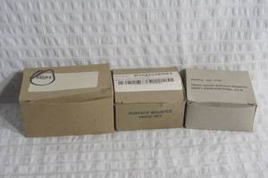lot 2 image: Lot of 6 Jacknob Industrial Grade Commercial Door Hinges Stainless Steel